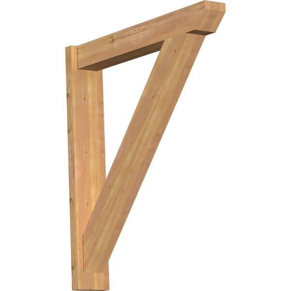 Ekena Millwork Traditional Slat Smooth Outlooker, Western Red Cedar, 5 1/2"W x 32"D x 36"H OUT06X32X36TRA06SWR - main